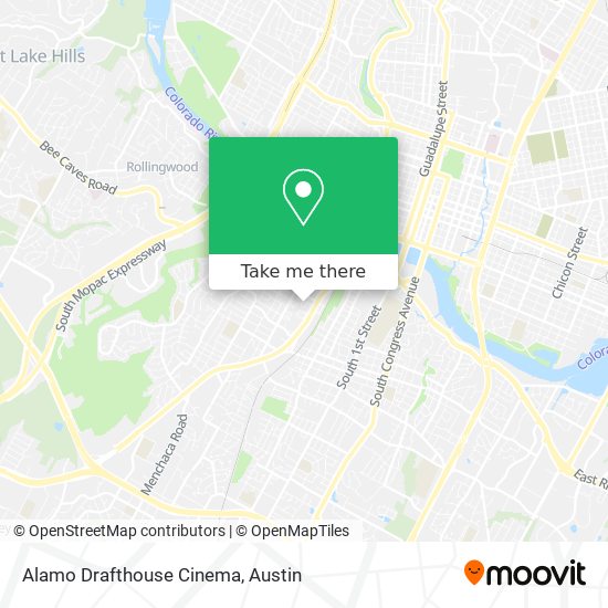 Mapa de Alamo Drafthouse Cinema