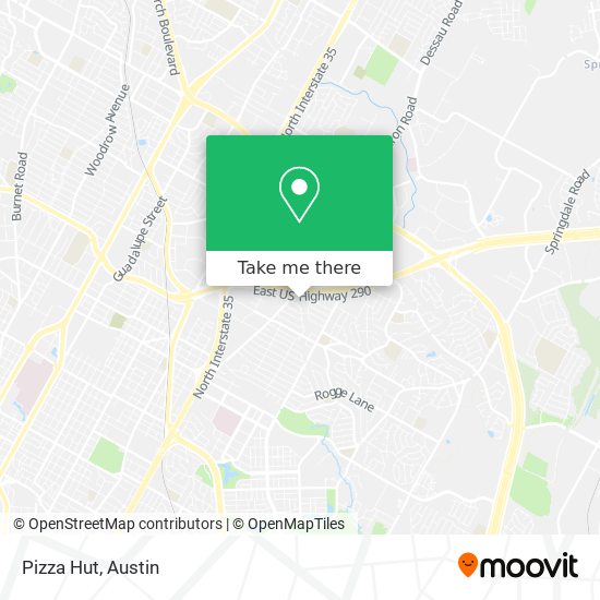 Mapa de Pizza Hut