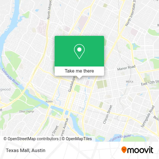 Texas Mall map