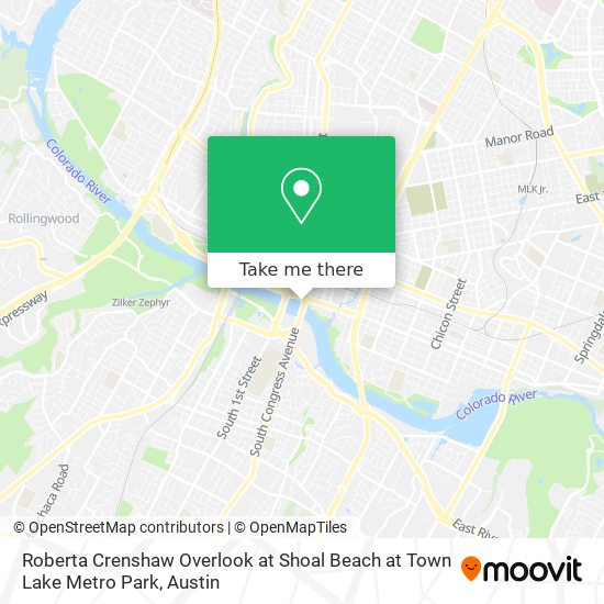 Mapa de Roberta Crenshaw Overlook at Shoal Beach at Town Lake Metro Park