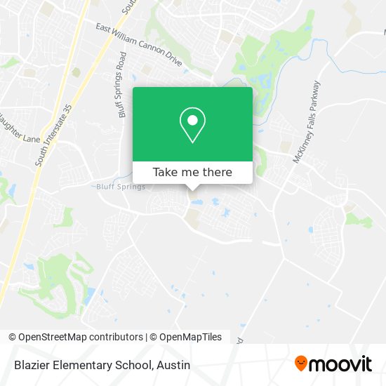 Blazier Elementary School map