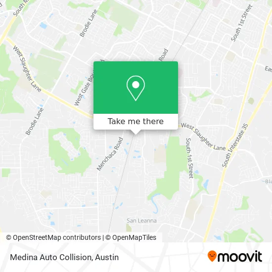 Medina Auto Collision map