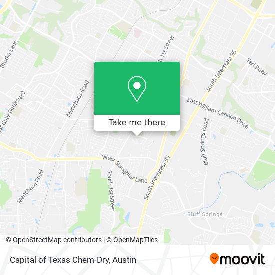 Mapa de Capital of Texas Chem-Dry