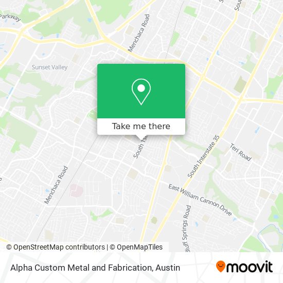 Alpha Custom Metal and Fabrication map