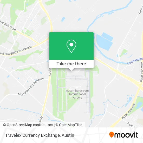 Mapa de Travelex Currency Exchange