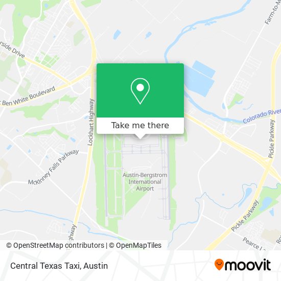 Mapa de Central Texas Taxi