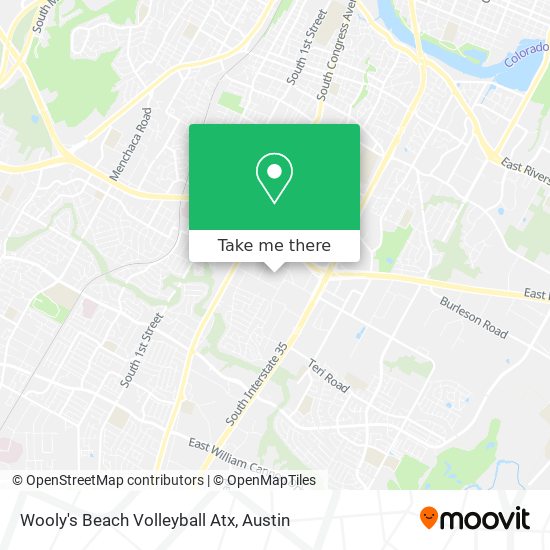 Mapa de Wooly's Beach Volleyball Atx