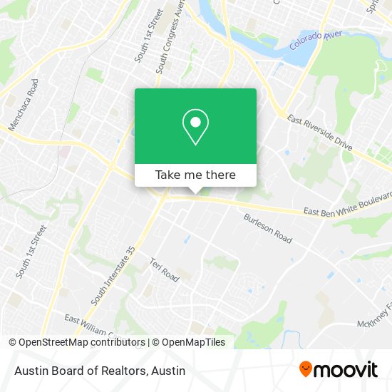 Austin Board of Realtors map