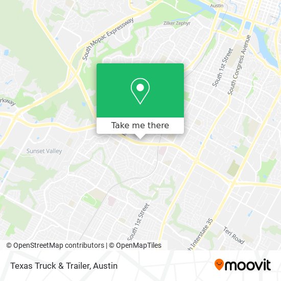 Mapa de Texas Truck & Trailer