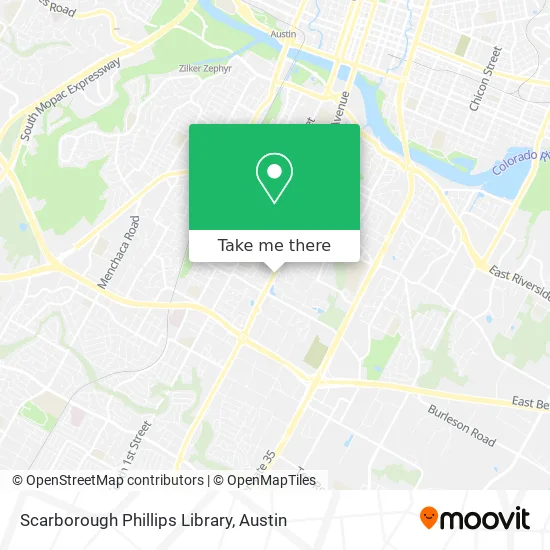 Scarborough Phillips Library map
