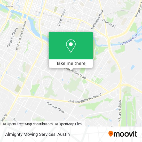Almighty Moving Services map
