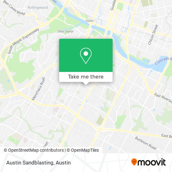 Austin Sandblasting map