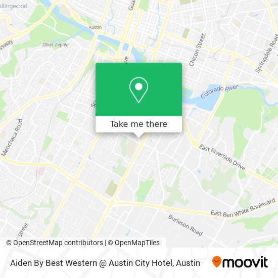 Mapa de Aiden By Best Western @ Austin City Hotel