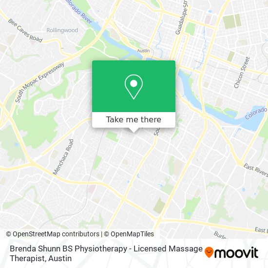 Brenda Shunn BS Physiotherapy - Licensed Massage Therapist map