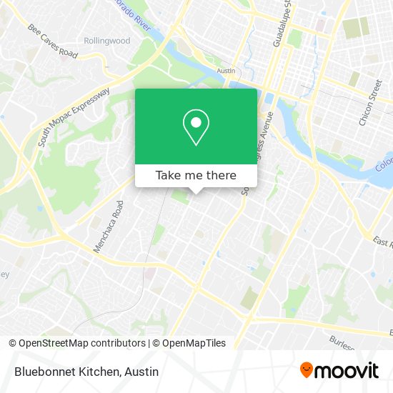 Bluebonnet Kitchen map