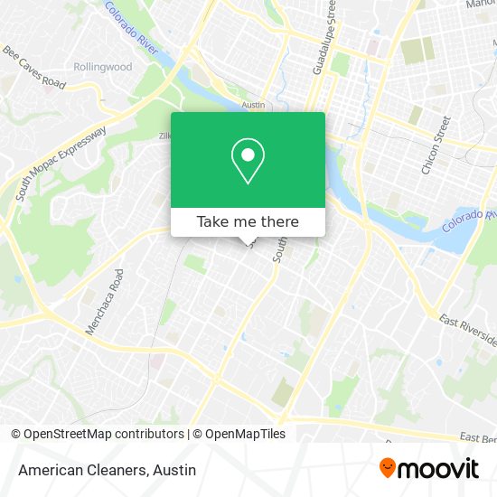 American Cleaners map