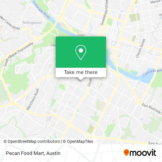 Pecan Food Mart map