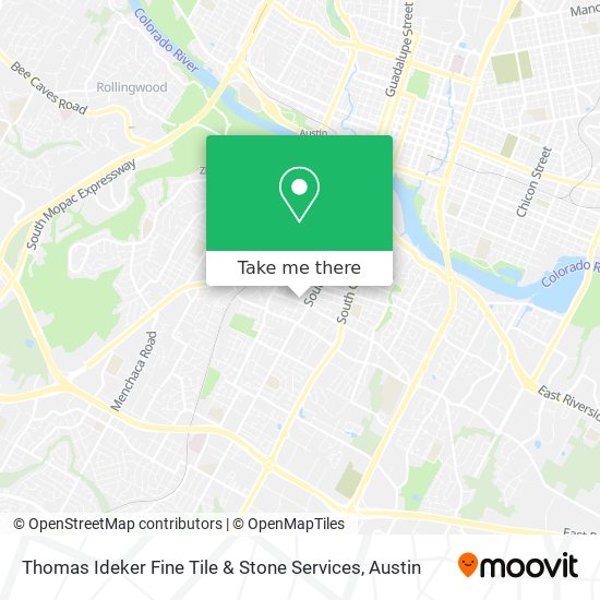 Thomas Ideker Fine Tile & Stone Services map