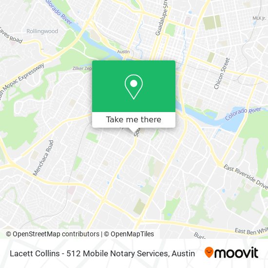 Lacett Collins - 512 Mobile Notary Services map