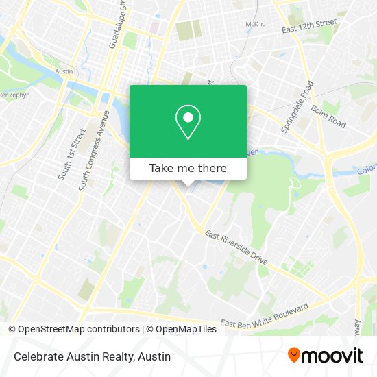 Celebrate Austin Realty map