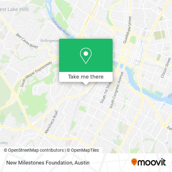 New Milestones Foundation map