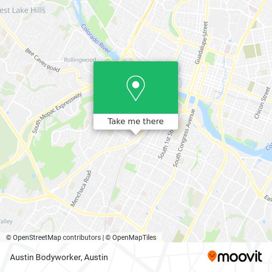 Austin Bodyworker map