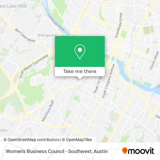 Mapa de Women's Business Council - Southwest