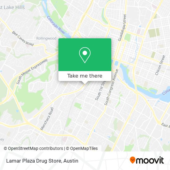 Lamar Plaza Drug Store map