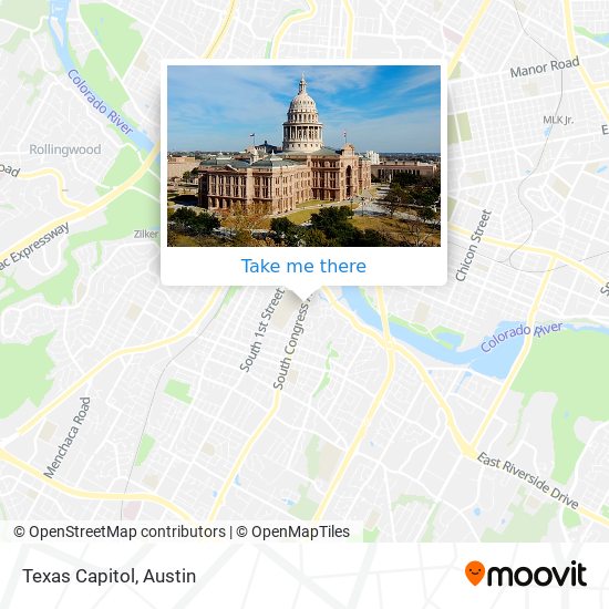 Texas Capitol map