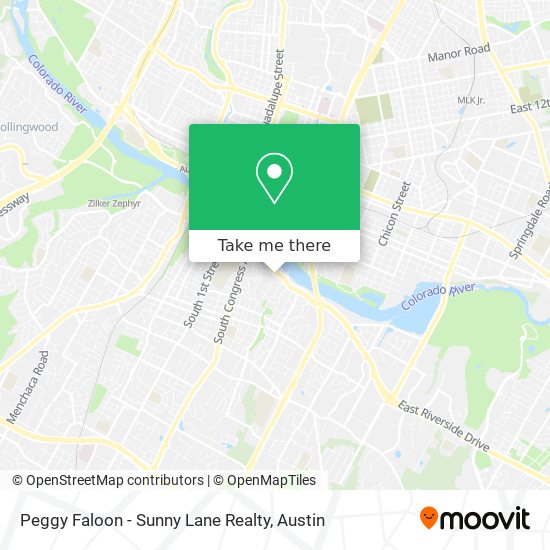 Peggy Faloon - Sunny Lane Realty map
