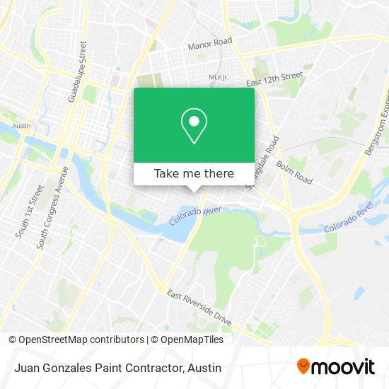 Juan Gonzales Paint Contractor map