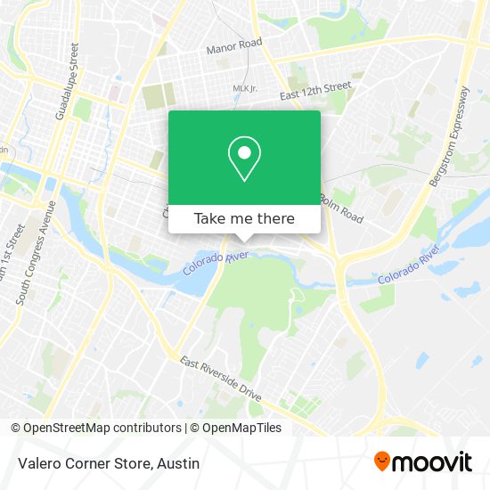 Valero Corner Store map