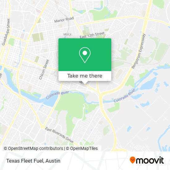 Texas Fleet Fuel map