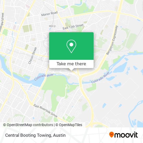 Central Booting Towing map