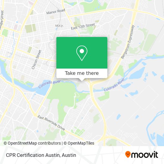 CPR Certification Austin map