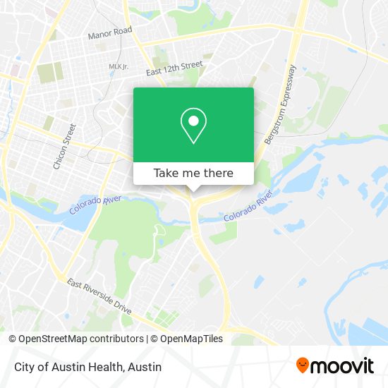 Mapa de City of Austin Health