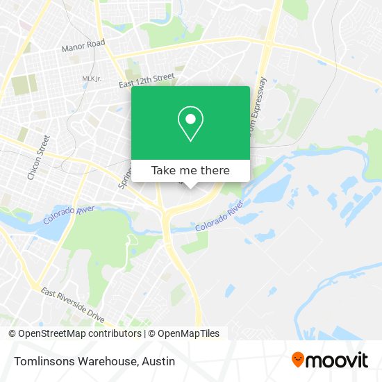 Mapa de Tomlinsons Warehouse