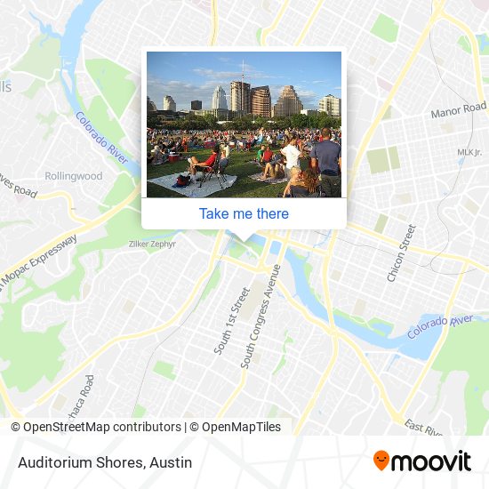 Mapa de Auditorium Shores