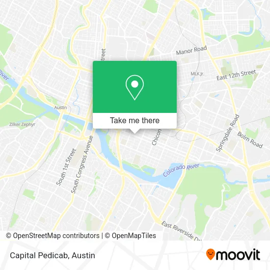 Capital Pedicab map