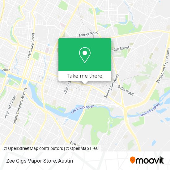 Zee Cigs Vapor Store map