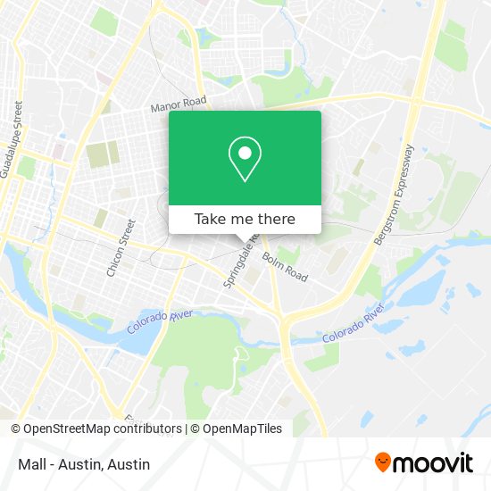 Mapa de Mall - Austin