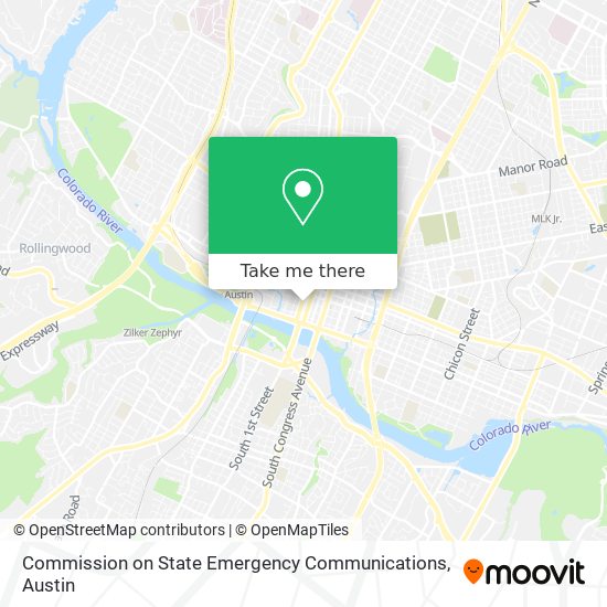 Mapa de Commission on State Emergency Communications