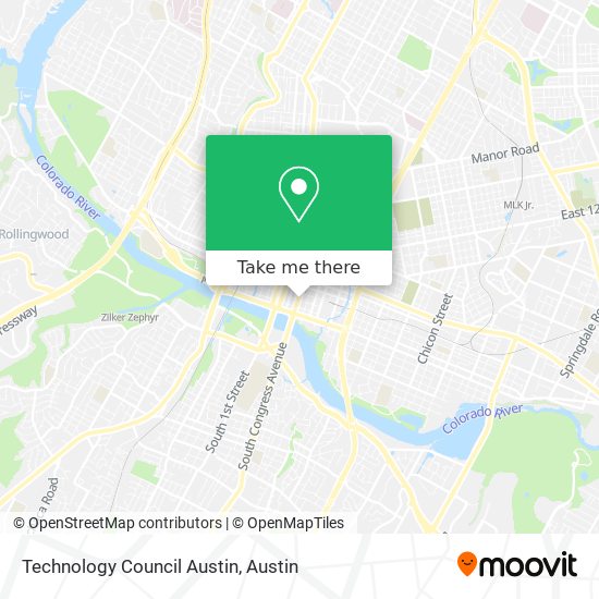 Technology Council Austin map