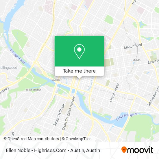 Mapa de Ellen Noble - Highrises.Com - Austin