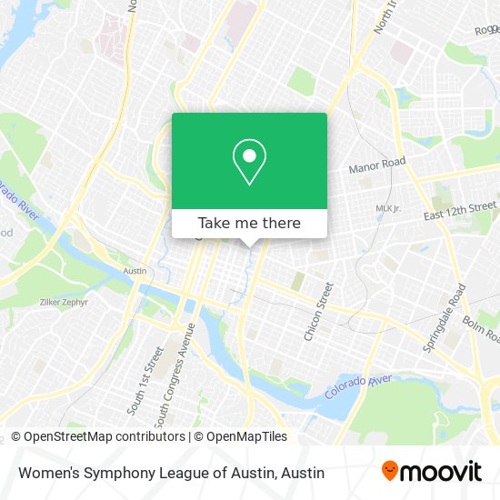 Mapa de Women's Symphony League of Austin