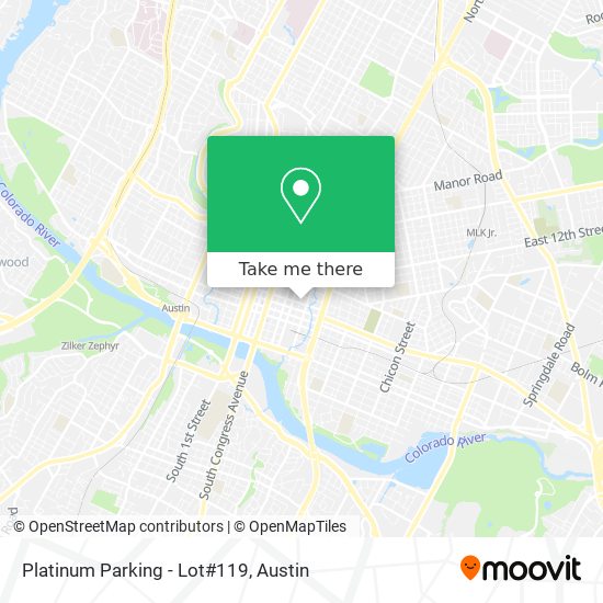 Platinum Parking - Lot#119 map