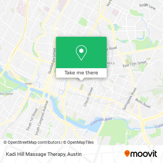Kadi Hill Massage Therapy map