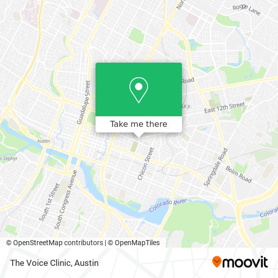 The Voice Clinic map