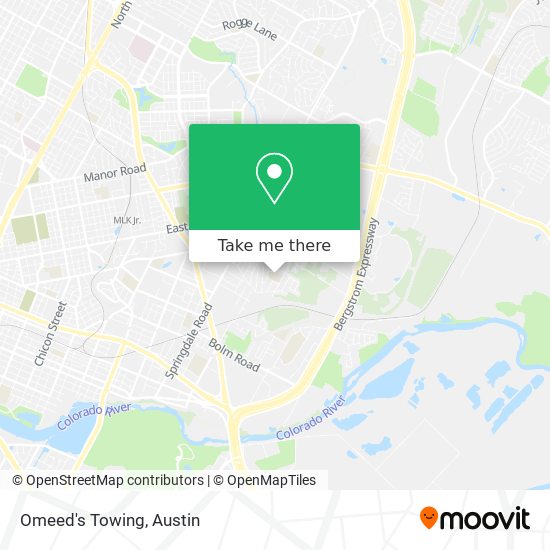 Omeed's Towing map