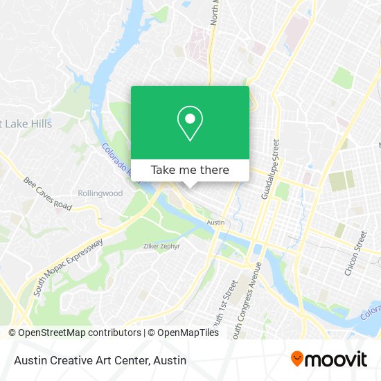 Austin Creative Art Center map